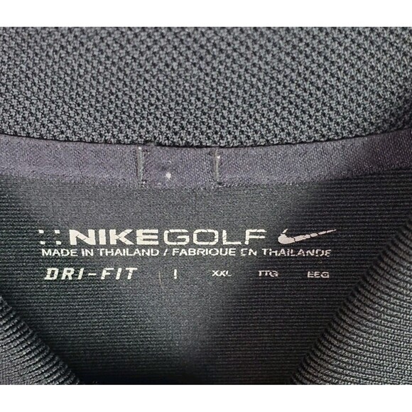 Nike Golf Dri‎ Fit Men’s XXL Short Sleeve Black Compression Shirt - Picture 3 of 6